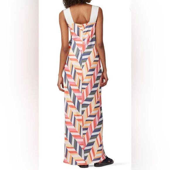 Zero + Maria Cornejo Bias Alexia Maxi Dress Size 16 - Picture 2 of 8